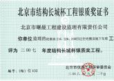 纪家庙结构长城杯银质奖